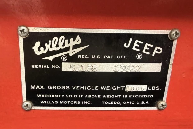 1959 Jeep Willys Pickup - Image 9 of 9