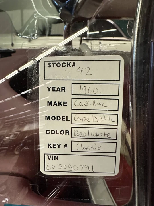 1960 Cadillac DeVille 3rd Gen - Image 7 of 13