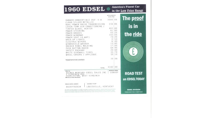 1960 Edsel Ranger - Image 21 of 31