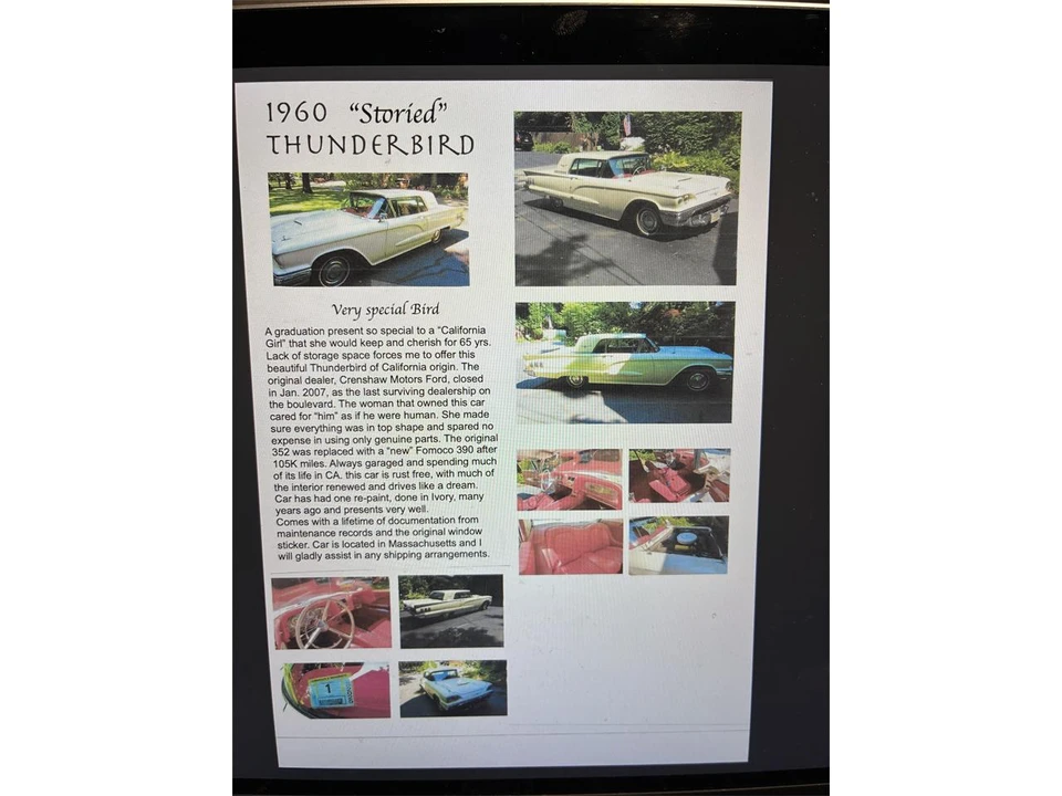 1960 Ford Thunderbird 2nd Gen - Image 5 of 14