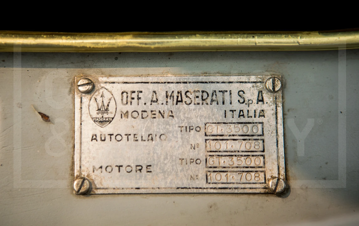 1960 Maserati 3500 GT - Image 22 of 22