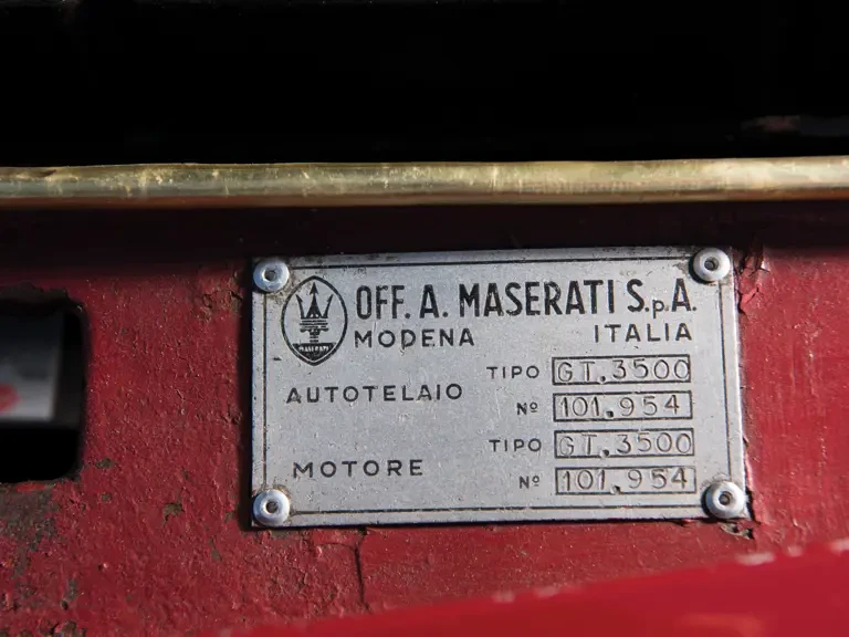 1960 Maserati 3500 GT - Image 19 of 26