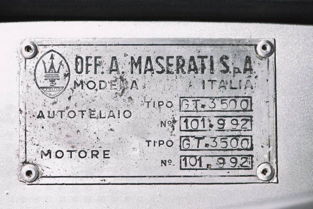 1960 Maserati 3500 GT - Image 11 of 19