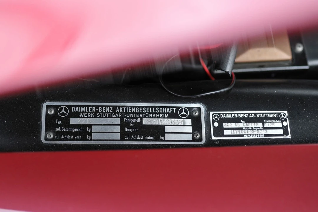1960 Mercedes-Benz W128 - Image 8 of 30
