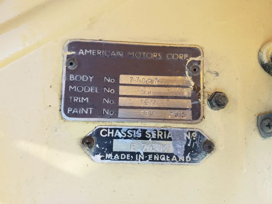 1960 Nash Metropolitan - Image 11 of 12