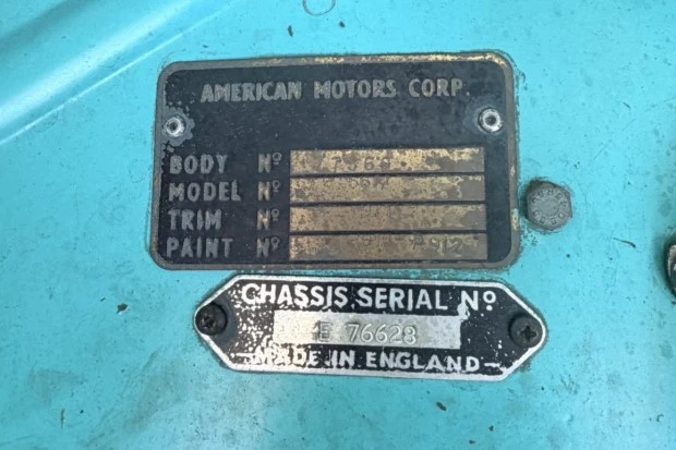 1960 Nash Metropolitan - Image 8 of 8