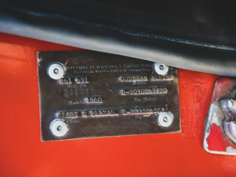 1960 Sunbeam Alpine Series I - Image 27 of 27