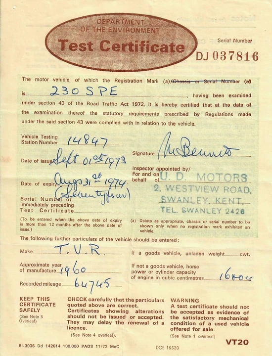 1960 TVR - Image 27 of 30