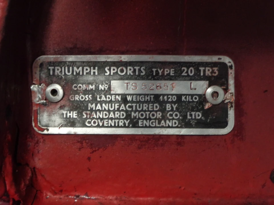 1960 Triumph TR3A - Image 27 of 31