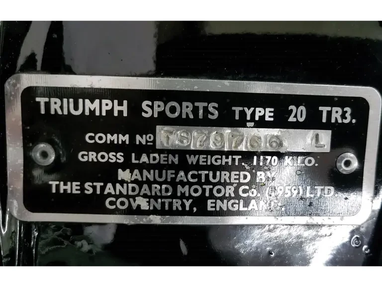 1960 Triumph TR3A - Image 13 of 13