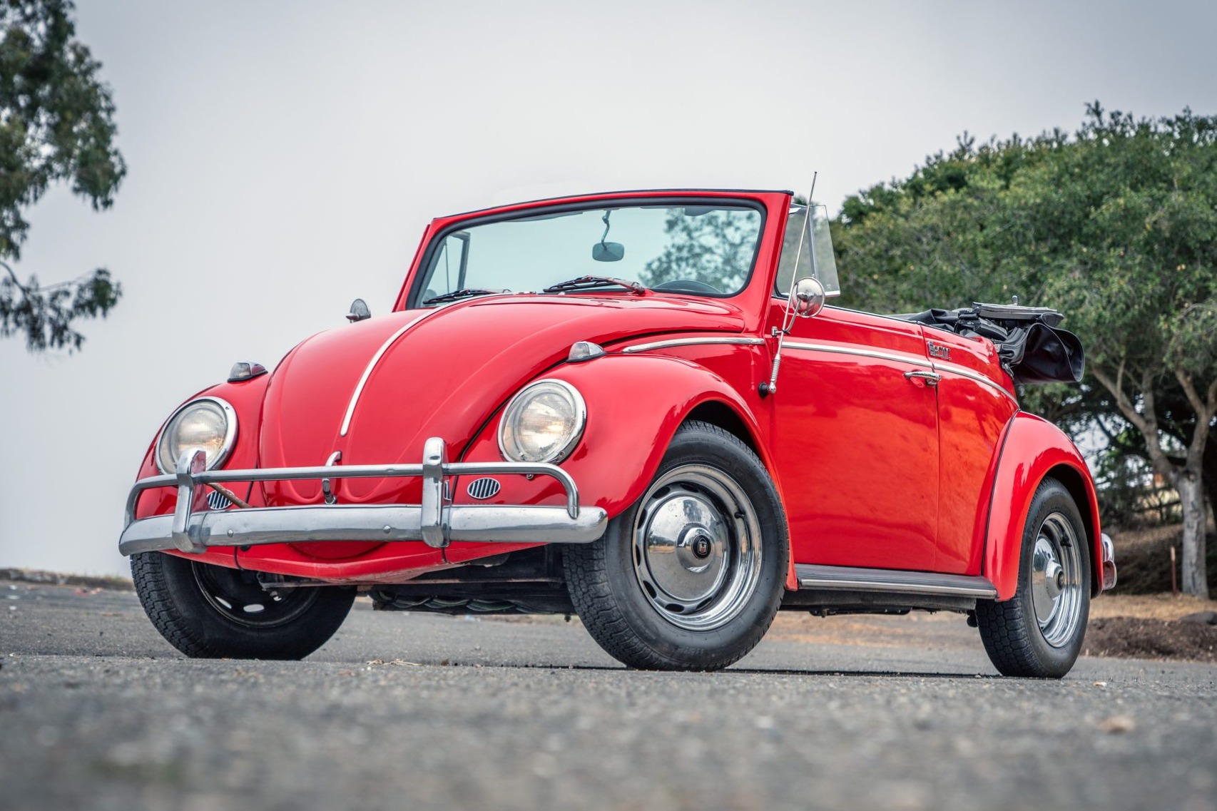 EV-Converted 1960 Volkswagen Beetle Convertible