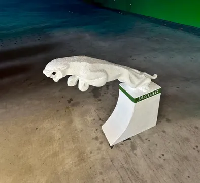 Jaguar Leaper Statue