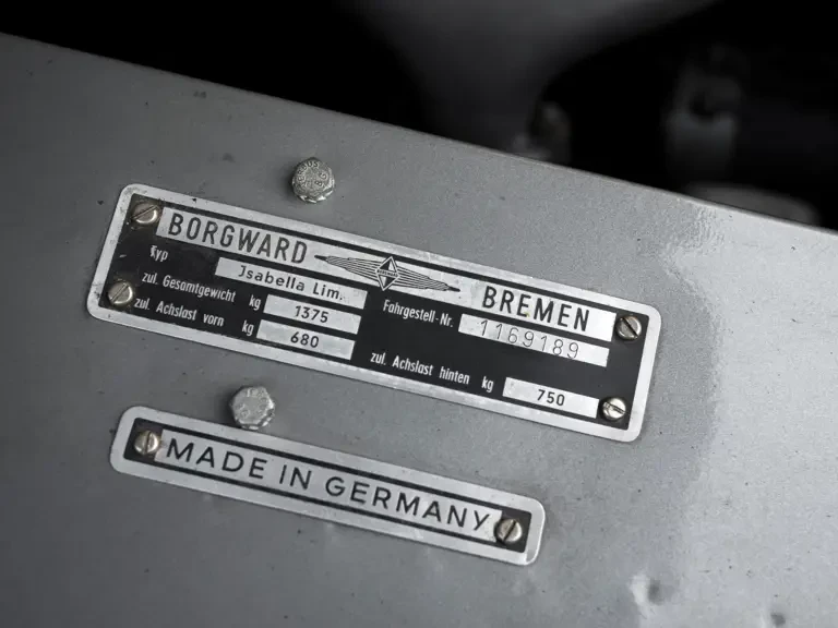 1961 Borgward Isabella - Image 14 of 18