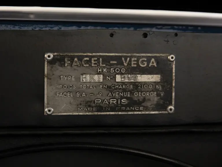 1961 Facel Vega HK500 - Image 19 of 31