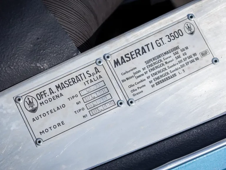 1961 Maserati 3500 GT - Image 24 of 31