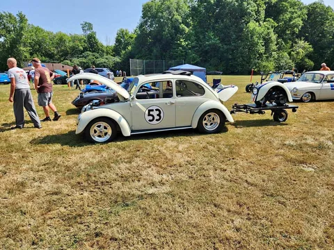 1961 Volkswagen Beetle #PinkBeetle Hatchback 2D