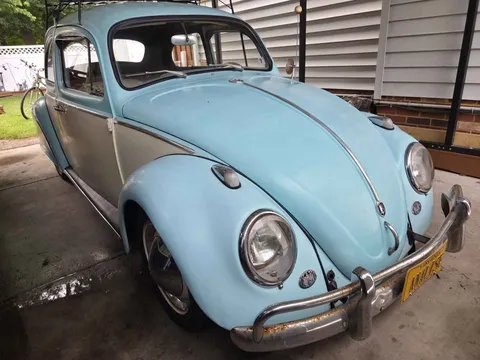 1961 Volkswagen Beetle #PinkBeetle Hatchback 2D