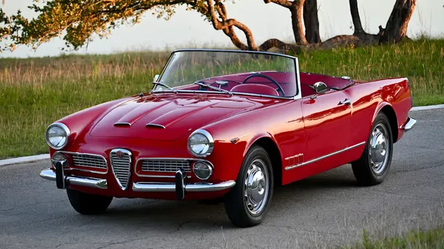 1962 Alfa Romeo 2000 Spider