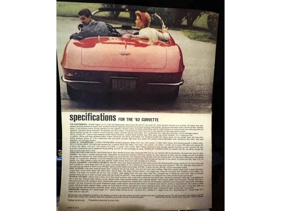 1962 Chevrolet Corvette C1 - Image 23 of 31