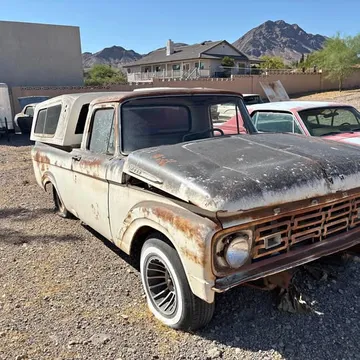 1962 Ford F-100 Custom Cab Short Bed Unibody
