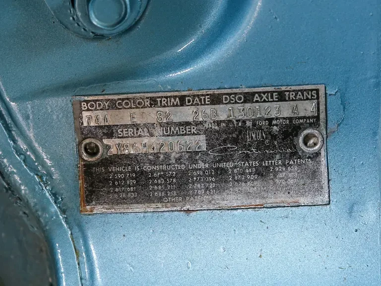 1962 Lincoln Continental 4th Gen - Image 19 of 20