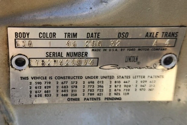 1962 Lincoln Continental 4th Gen - Image 8 of 8