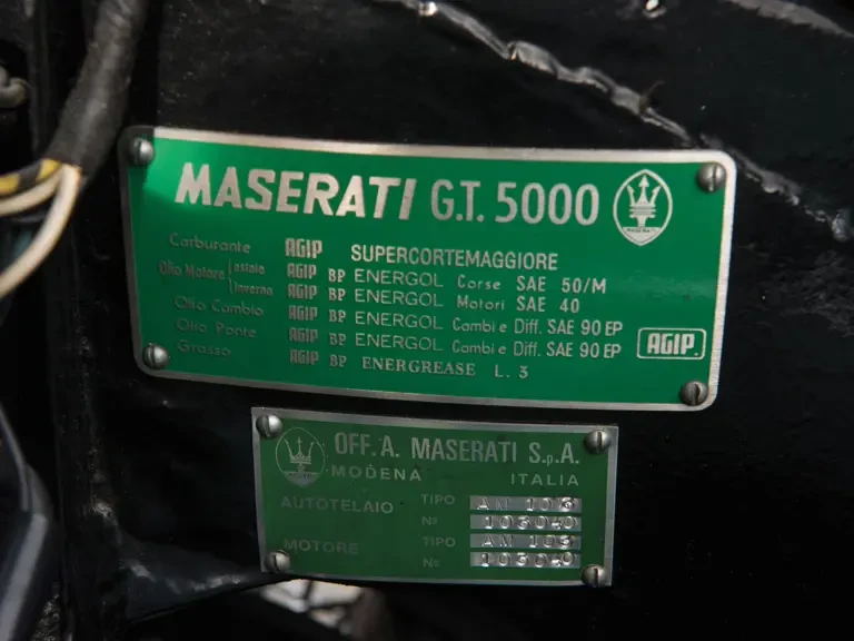 1962 Maserati 5000 GT - Image 21 of 26