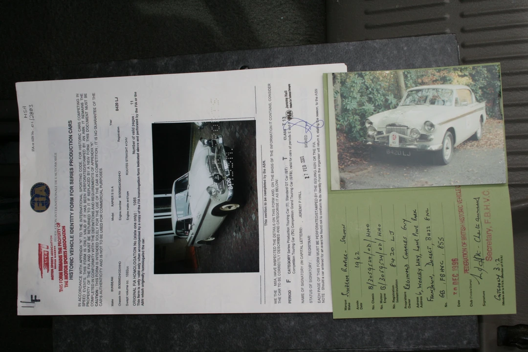 1962 Sunbeam - Image 3 of 11