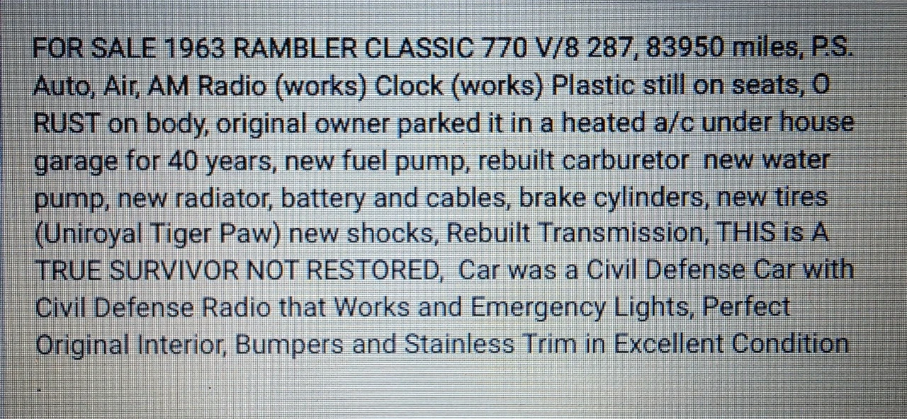 1963 Rambler Classic - Image 3 of 21