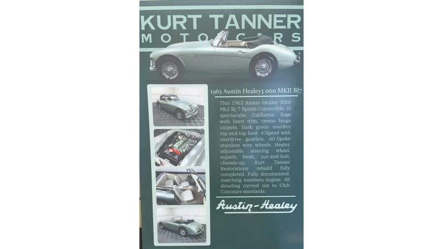 1963 Austin-Healey 3000 Mark II - Image 8 of 8