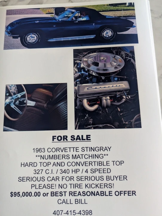 1963 Chevrolet Corvette C2 - Image 19 of 19