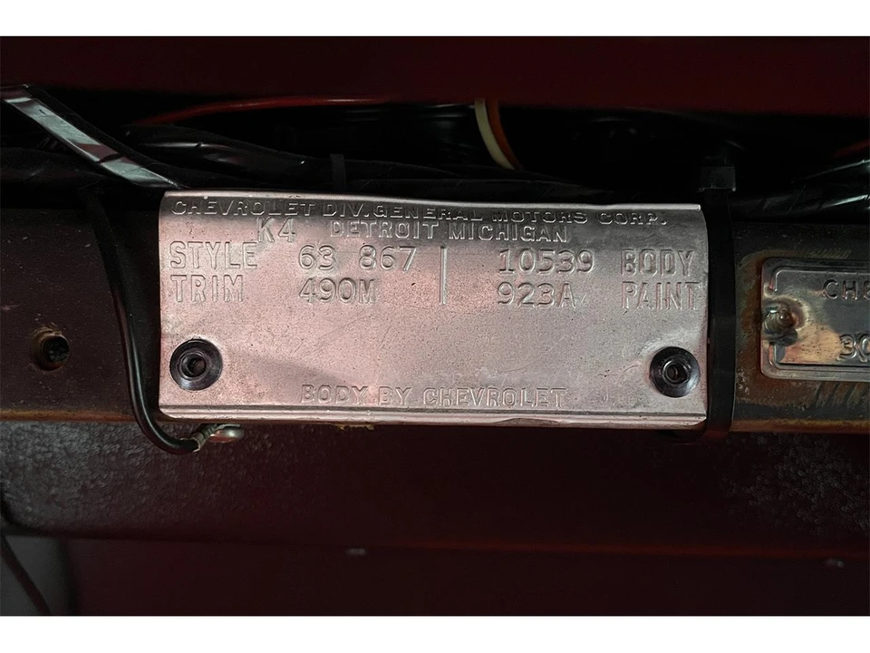 1963 Chevrolet Corvette C2 - Image 31 of 31