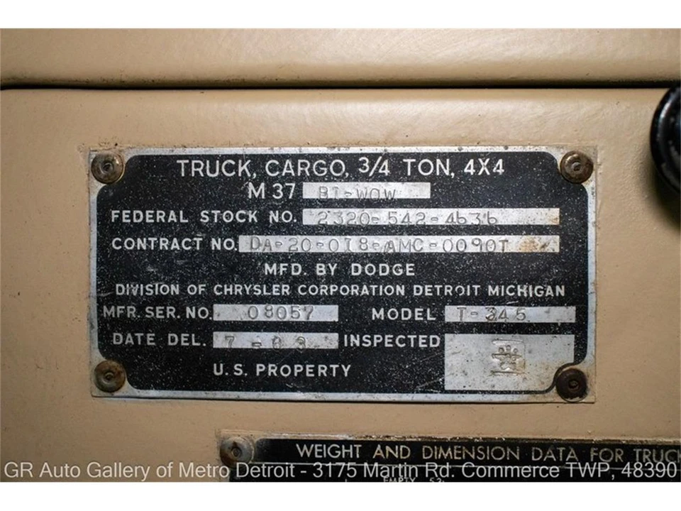 1963 Dodge Military Vehicles - Image 23 of 31