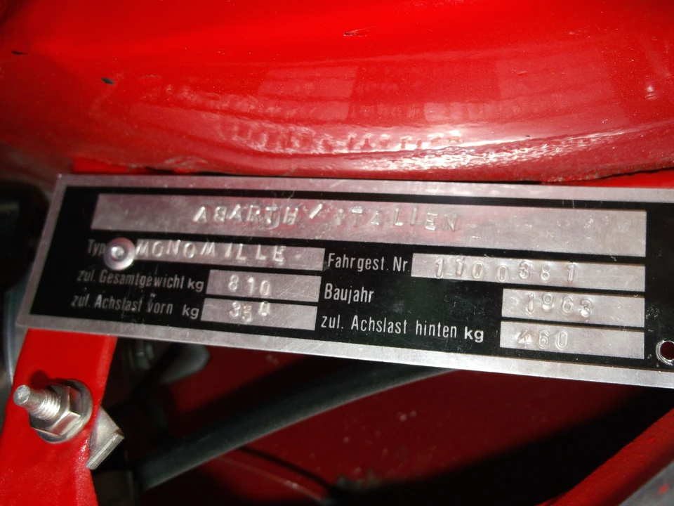 1963 Abarth 1000 - Image 2 of 14