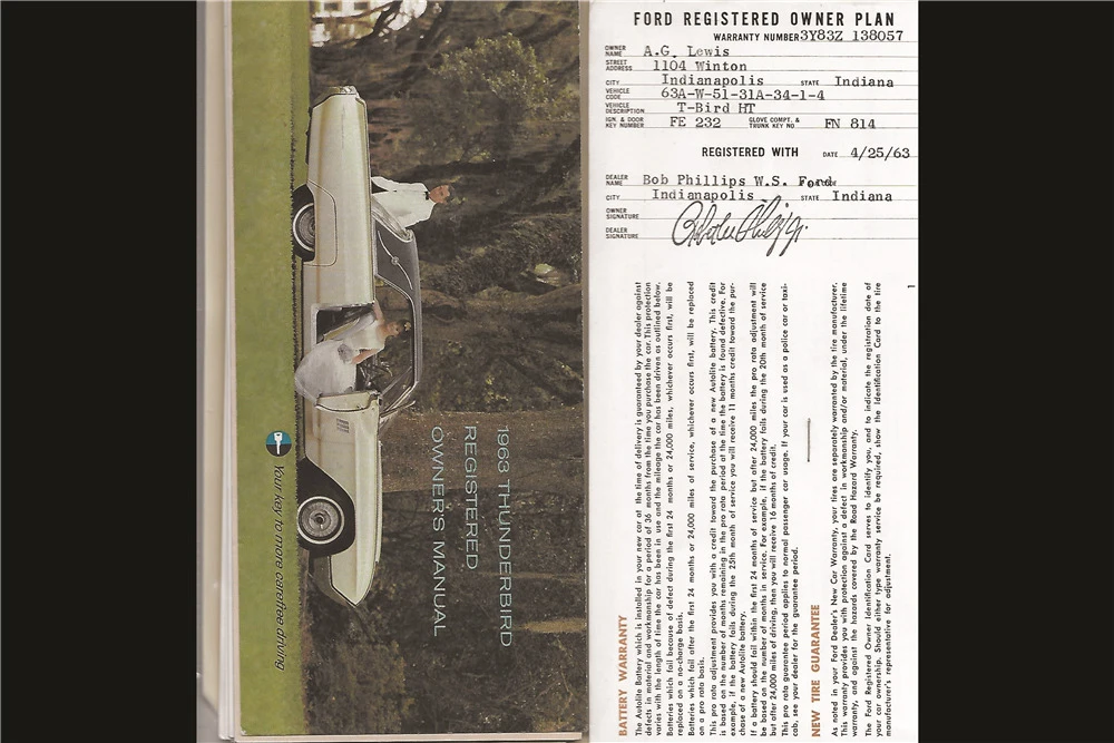 1963 Ford Thunderbird 3rd Gen - Image 6 of 10