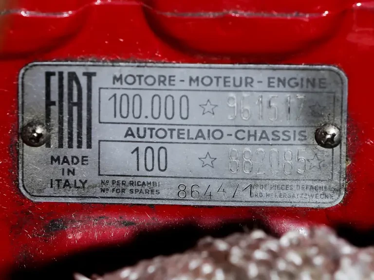 1963 Fiat Abarth 850 TC - Image 9 of 15