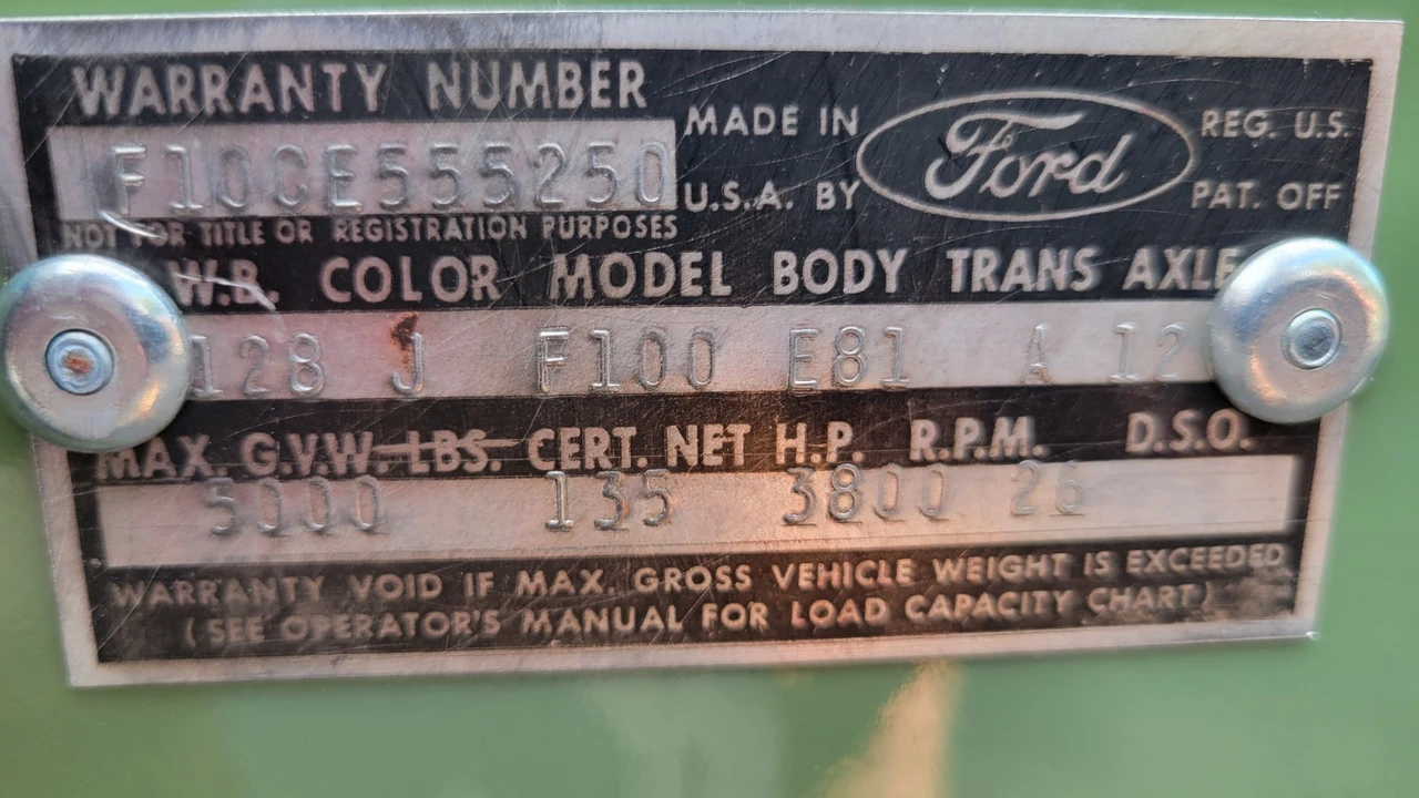 1963 Ford F-Series 4th Gen - Image 27 of 31