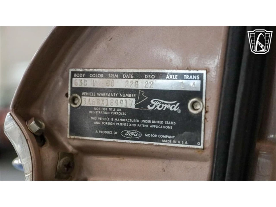 1963 Ford Galaxie 2nd Gen - Image 25 of 31