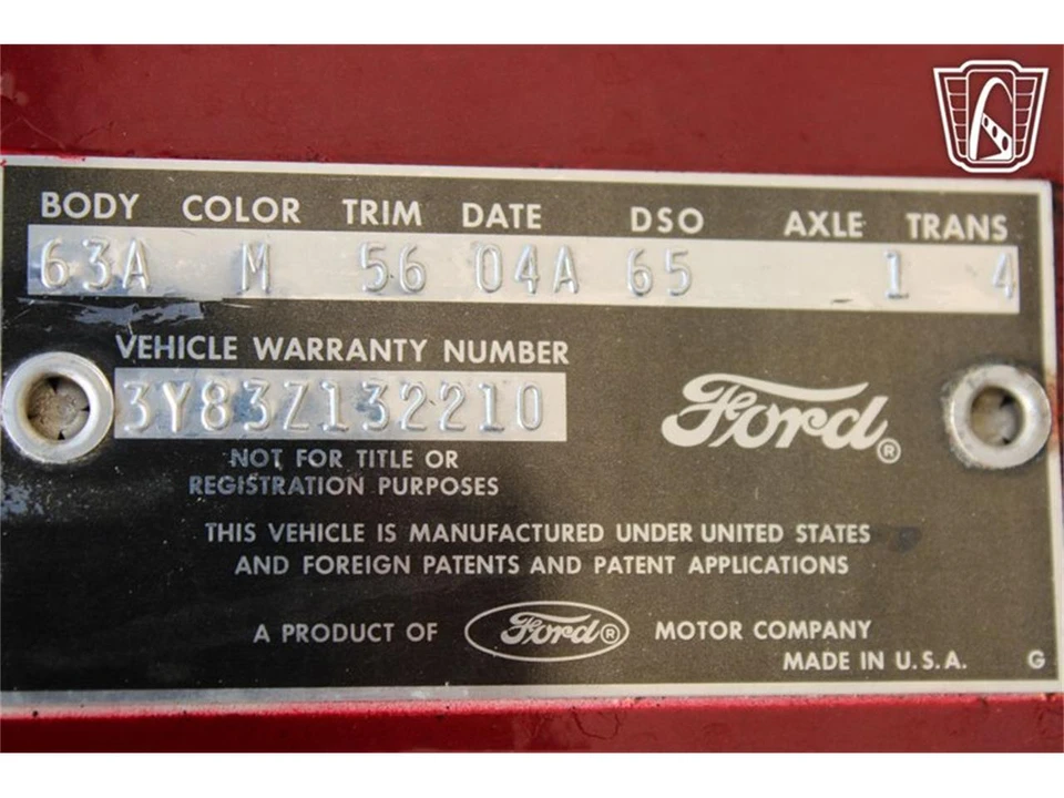 1963 Ford Thunderbird 3rd Gen - Image 20 of 31