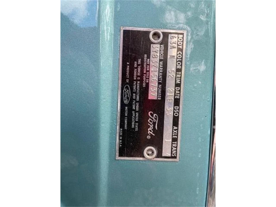 1963 Ford Thunderbird 3rd Gen - Image 7 of 18