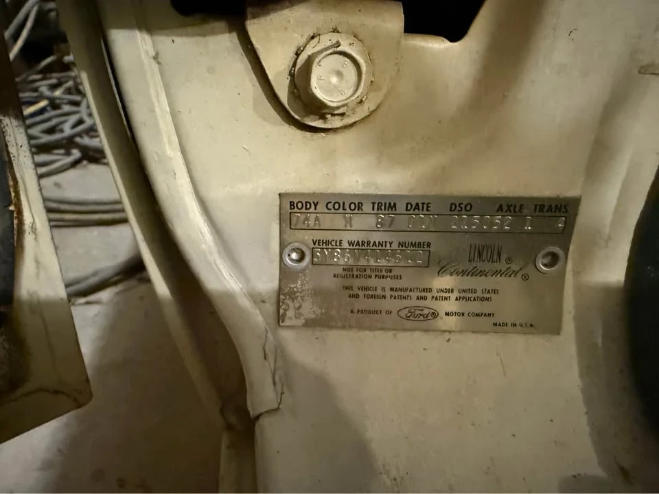 1963 Lincoln Continental 4th Gen - Image 5 of 7
