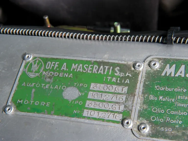 1963 Maserati 3500 GT - Image 14 of 23