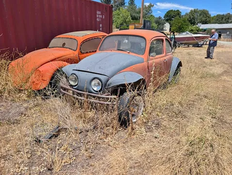 1963 Volkswagen Beetle #PinkBeetle Hatchback 2D