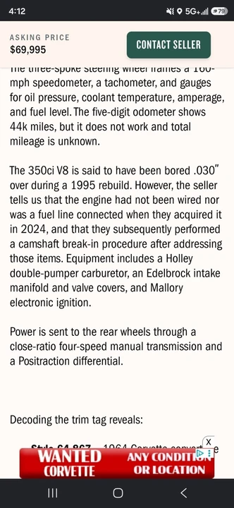 1964 Chevrolet Corvette C2 - Image 18 of 20