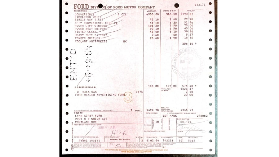 1964 Ford Thunderbird 4th Gen - Image 24 of 24