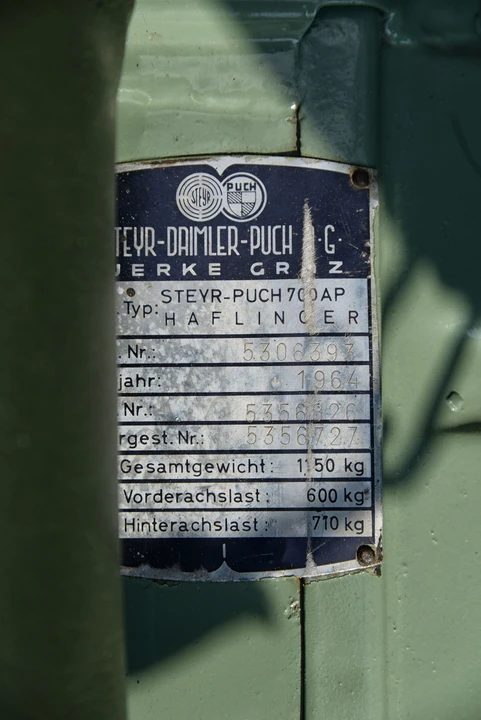 1964 Steyr-Puch Haflinger - Image 10 of 14