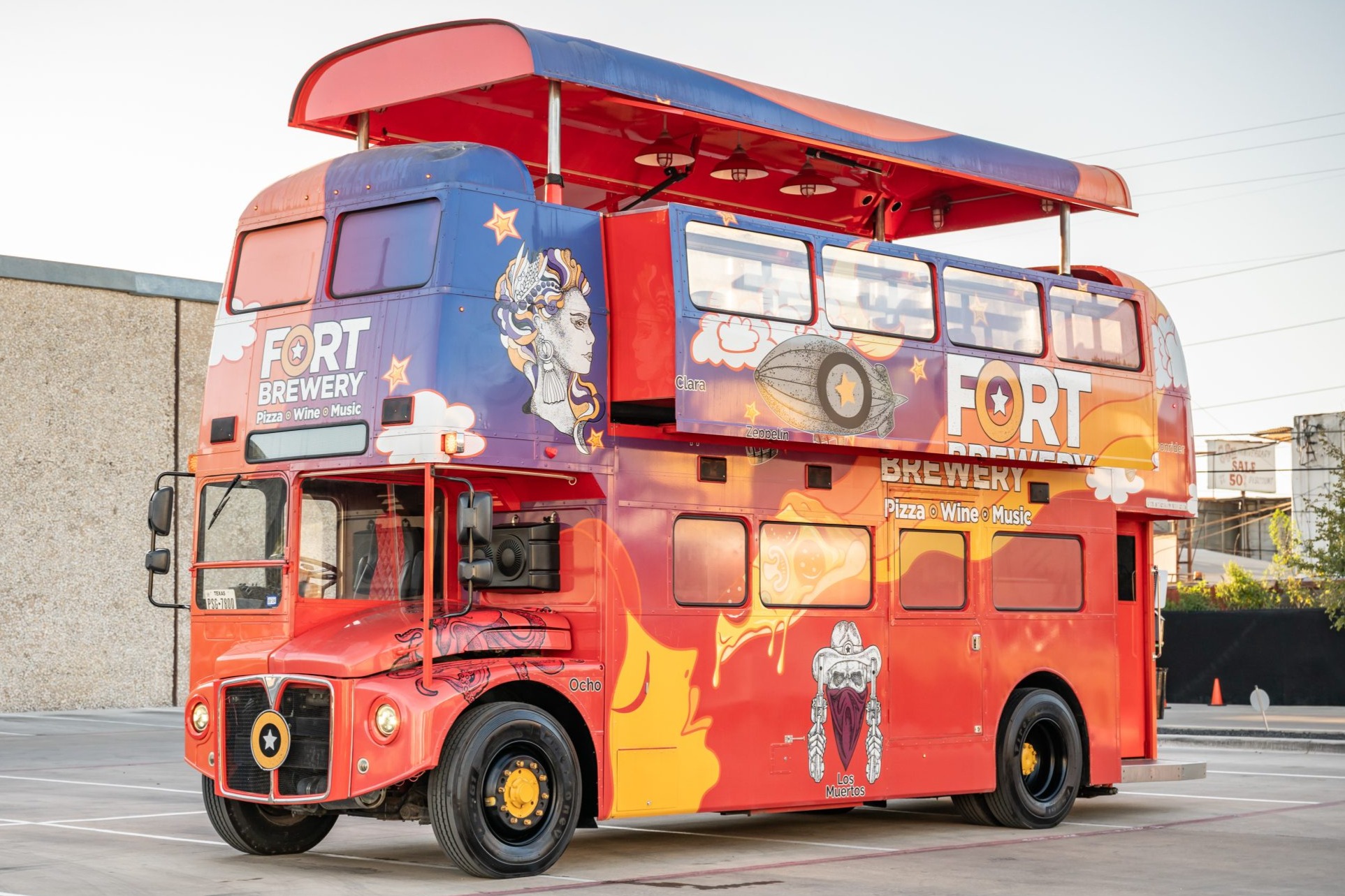 1964 AEC Routemaster Double-Decker Party Bus w/Trailer