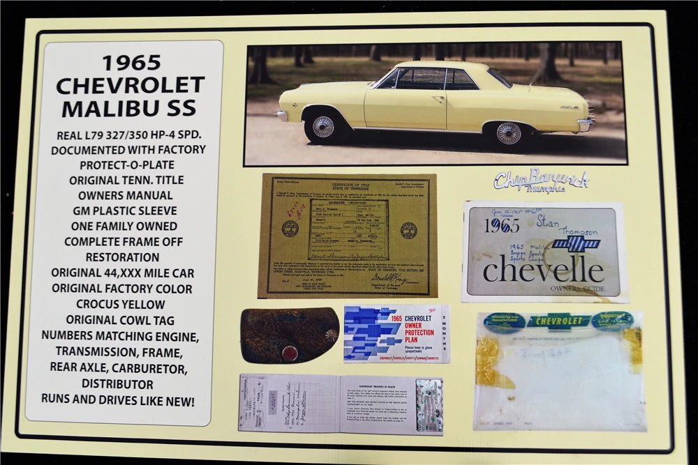 1965 Chevrolet Malibu - Image 6 of 8