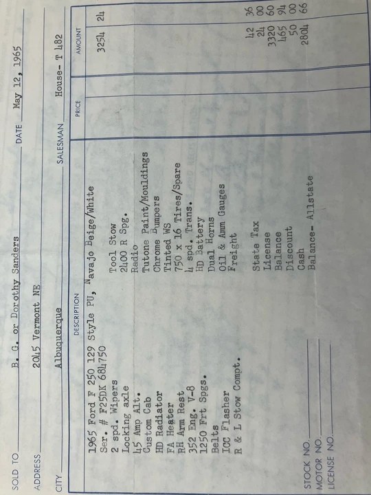 1965 Ford F-Series 4th Gen - Image 15 of 16