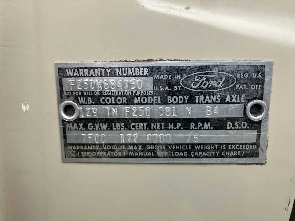 1965 Ford F-Series 4th Gen - Image 14 of 16
